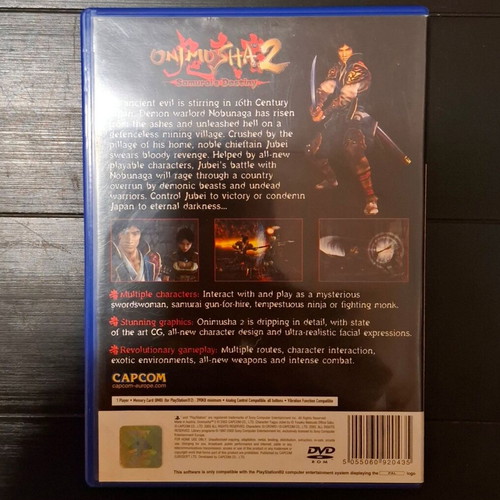 Onimusha 2 PlayStation 2 game used, action