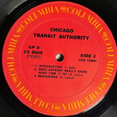 Chicago Transit Authority double vinyl used, jazz 1969