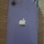 Apple iPhone 12 purple, 64GB, broken back cover