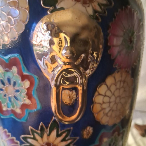 Porcelain vase 36cm handpainted, like new