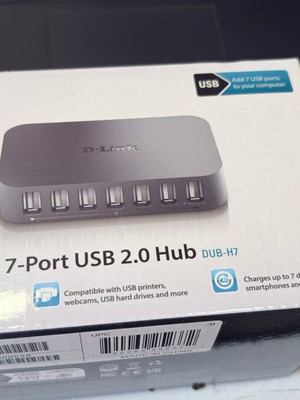 D-Link DUB-H7 φορητός 7-θυρών USB 2.0 hub νέος