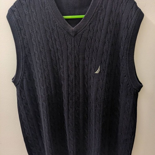 Nautica men's vest like new, dark blue, size M