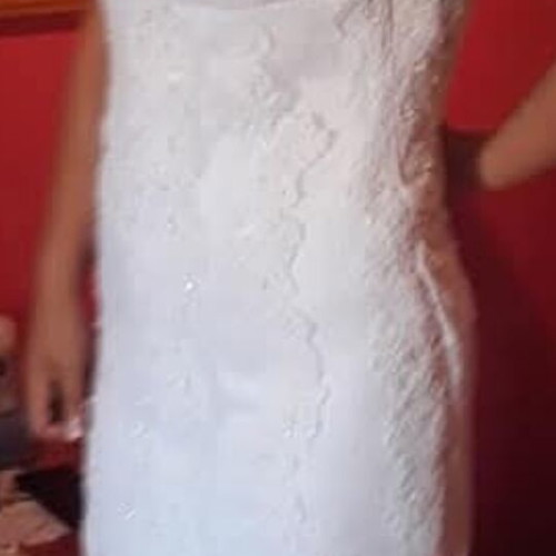 Pronovias wedding dress like new, mermaid back, white