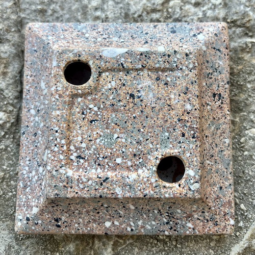 Ceramic tealight holder with sea theme