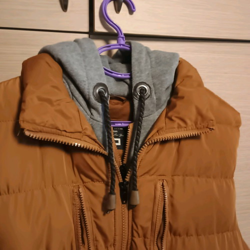 Inspire men's sleeveless jacket XXL like new, yellow-gold