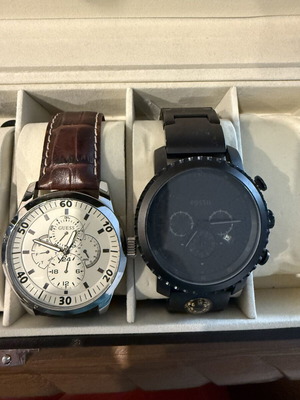Guess, Fossil, Casio men's wristwatches set
