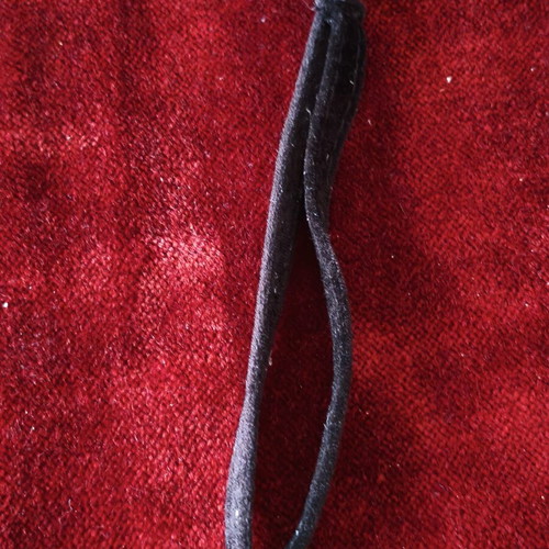 KIKO Milano velvet clutch with wrist strap, like new, black