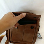 Men's shoulder bag OR@MI brown new