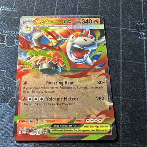 Mega Camerupt ex MEG 022/132 Pokemon card new