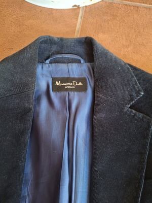 Massimo Dutti corduroy jacket blue like new, size M