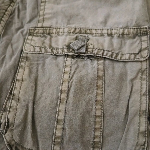 Kids jacket khaki gray like new, size 122-128 cm