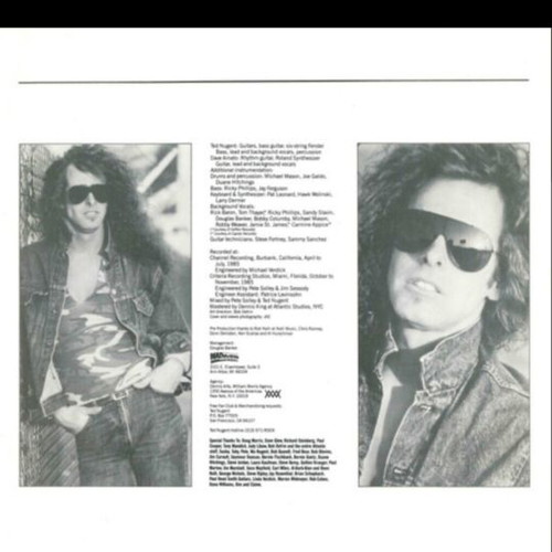 Ted Nugent vinyl records pack Little Miss Dangerous 1986 and If You Can't Lick 'Em 1988 like new