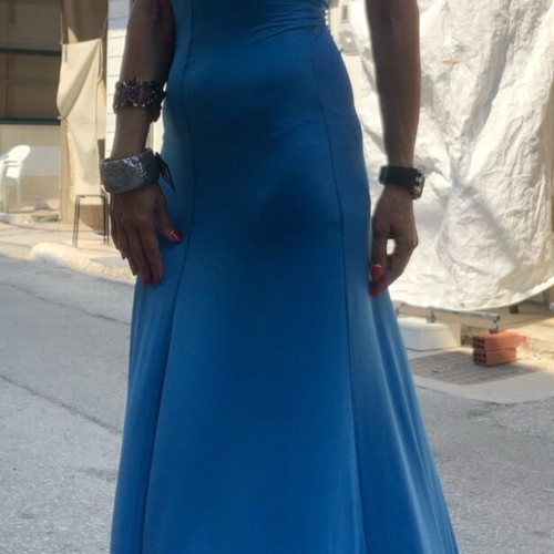 Dress deep blue new, size M