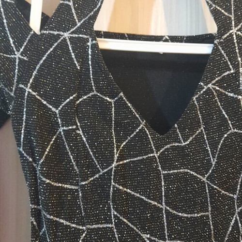 Women's formal dress like new, elastic fabric, fits XS to M