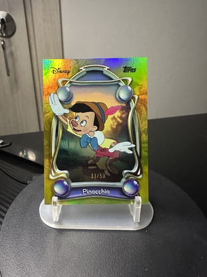 2025 Topps Disney Wonder Pinocchio Gold Κάρτα #7 Καινούργια