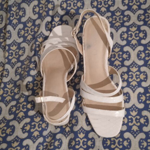 Parex women's sandals used size 40 white