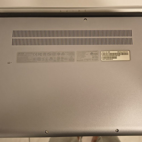 Acer Swift 3 SF314-52 i5-8250U laptop used, 8GB RAM, 256GB SSD