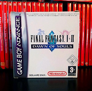 (χωρίς την κασέτα) Final Fantasy I-II . Game boy advance games