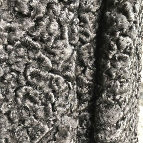 Astrakhan fur black like new