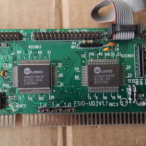 Ferguson FS10-U03 V1.1 Multi Controller 16-bit ISA IDE Floppy Card like new