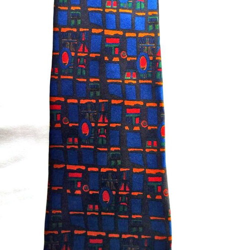 Zegna tie 100% silk like new, multicolor, made in Italy