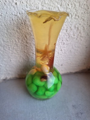 Decorative gel candle