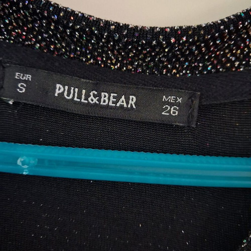 Pull & Bear Metallic Mini Dress Like New, Colorful Lurex