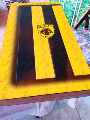 AEK Tavli backgammon board
