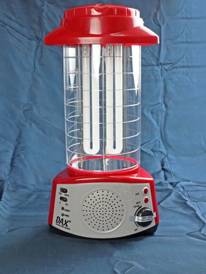 Rechargeable camping lamp 360 degrees with radio new