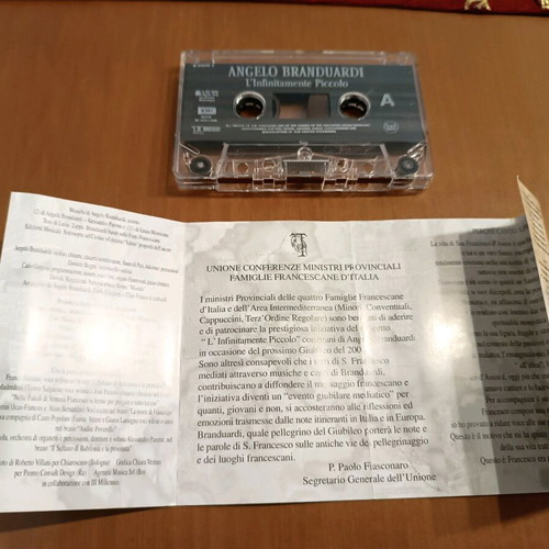Braduardi L'infinitamente piccolo cassette tape like new, entechno