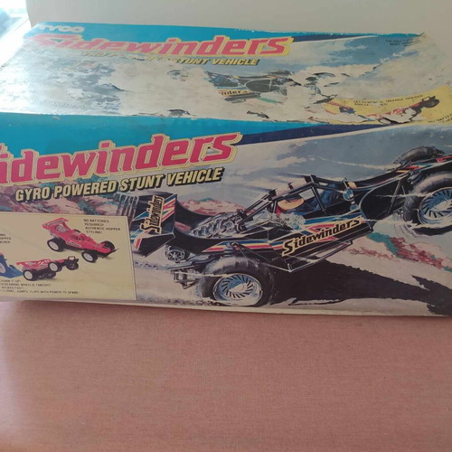 Tyco 1990 Gyro Powered Sidewinders Stunt Vehicle new