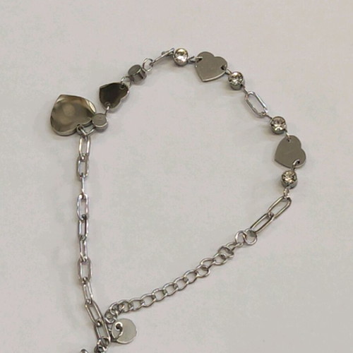 Steel bracelet new, silver color