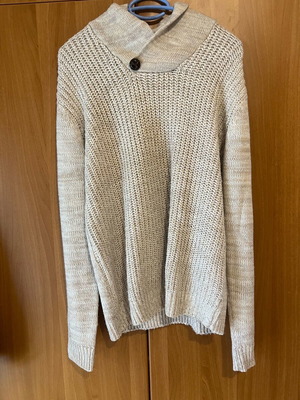 Ανδρικό πουλόβερ A-Style μεταχειρισμένο, μέγεθος L, μπεζ