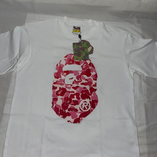 Aape By A Bathing Ape® T-Shirt Pink Camo Ape Head, size M, new
