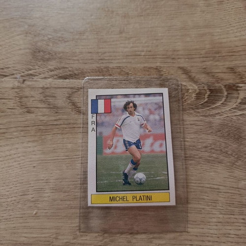 Panini Sticker Michel Platini collectible, like new condition