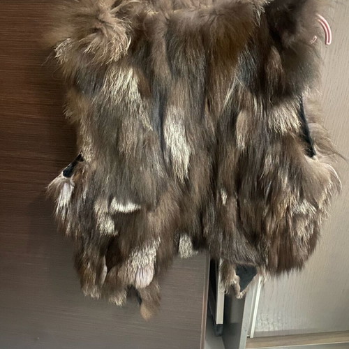 Rabbit fur vest like new, soya concept small and medium