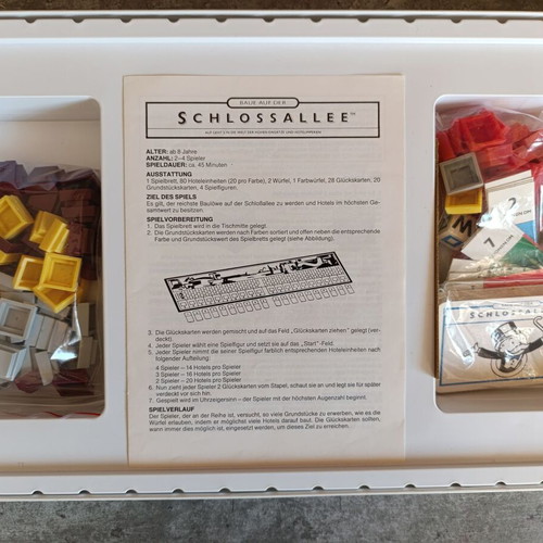 Schossallee board game used, 1985 edition, German language