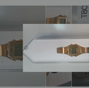 TIMEX T 80 Digital Vintage Reissue goldplated bracelet