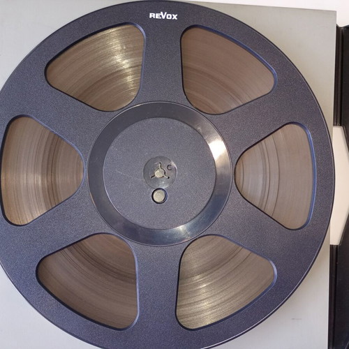 Revox original reel 10.5" with Agfa tape and Revox box used