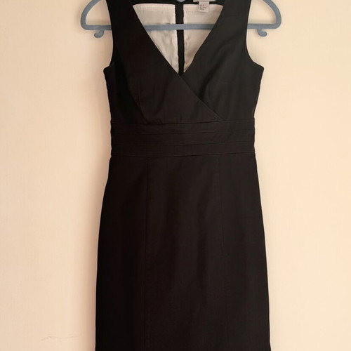 H&M Black Dress Size 34 XS/S Used, Office and Evening