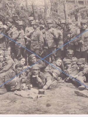 Photo of Greek army uniformed officers used
