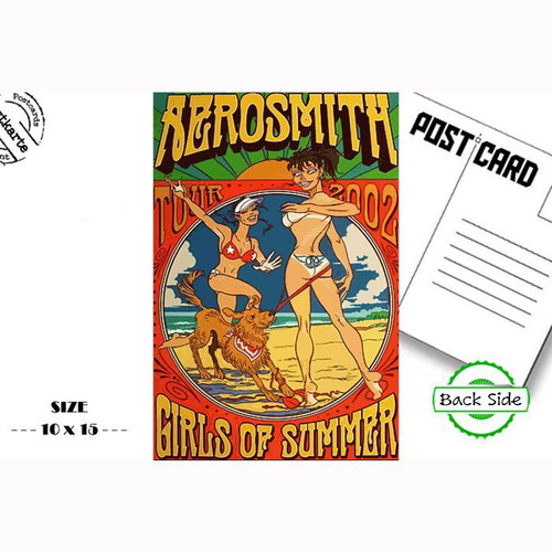 Post Card Aerosmith new, foreign music scene