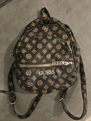 Guess backpack used, brown with wear