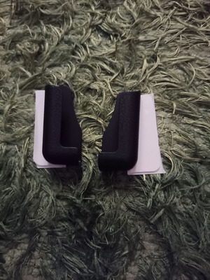 Universal phone black case with stickers like new