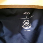 Marks and Spencer women's winter jacket like new, navy blue, size XS