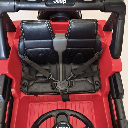 Jeep Wrangler 4x4 electric kids car with rubber wheels