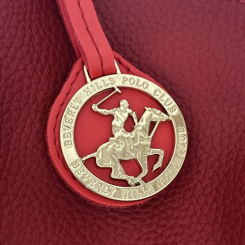 Beverly Hills Polo Club Red Tote Shoulder Bag like new