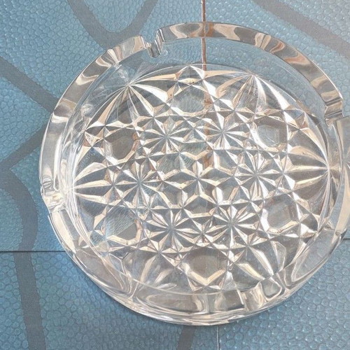 Crystal ashtrays like new, set of 2 pieces