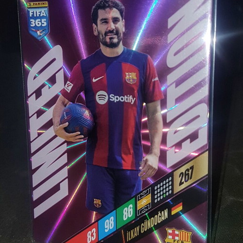 Ilkay Gundogan Limited Edition 2024 Panini Adrenalyn XL FIFA 365 card like new