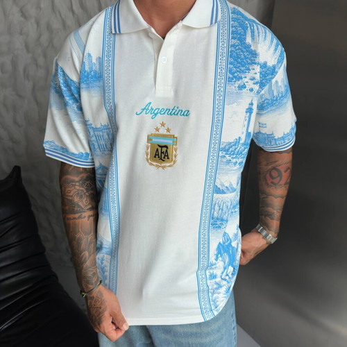 Argentina Special Edition Polo shirt like new, official replica